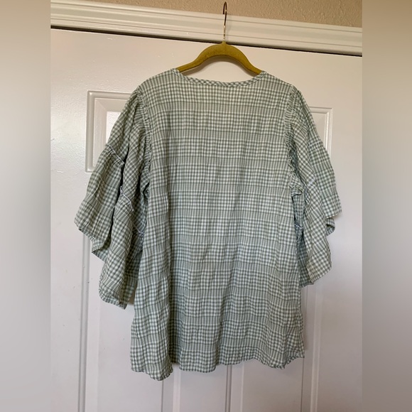 Lime & Chili Gingham Blouse 🌴 - Picture 2 of 8